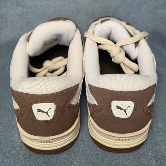 Puma 180 Sneakers Mens US 10.5 Vapor Gray Chocolate White
